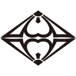 中陰割り剣片喰菱紋