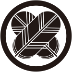 中輪に足付き違い鷹の羽紋