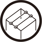 中輪に角五徳紋