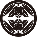 中輪に対い橘紋