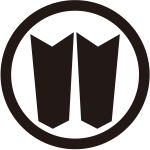 中輪に並び矢筈紋