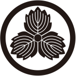 中輪に鬼三つ柏紋