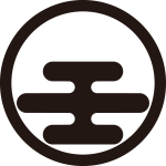 中輪に総覗き霞紋