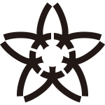 大文字桜紋