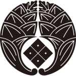 抱き茗荷に四つ目紋