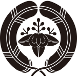 抱き鷹の羽に橘桐紋