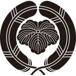 抱き鷹の羽に蔦紋