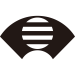 地紙に三つ引き紋