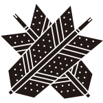 斑入り違い矢紋