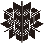 斑入り三つ重ね矢紋