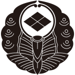 浮線蝶に武田菱紋