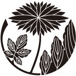 二葉鬼菊の丸紋