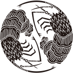 二つ追い海老紋