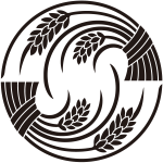 二つ追い稲の丸紋