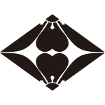 二つ割り片喰菱紋