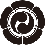 五瓜に二つ巴紋