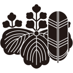 五三桐に鷹の羽紋