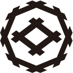 八角井筒に井桁紋