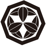 八角に九枚笹紋