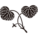 花付き二葉葵紋