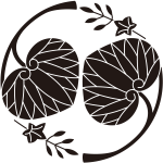 花付き追い葵紋