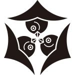 嘴合せ三つ雁金紋