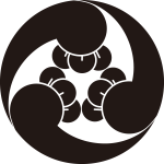 左三つ丁子巴紋