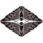 髭違い建部蝶紋