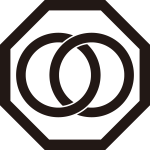 平八角に輪違い紋