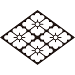 菱地抜き四つ花菱紋