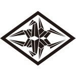 菱に二つ折鶴紋