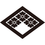 中菱に三つ盛り花菱紋