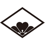 菱に覗き片喰紋