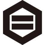 一重亀甲に二つ引き紋