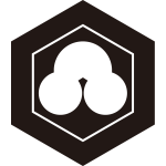 一重亀甲に陰洲浜紋