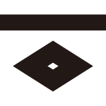 一つ引きに一つ目菱紋