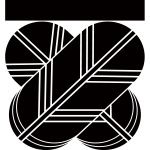 一つ引きに違い鷹の羽紋