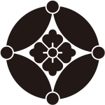 星付き七宝に花角紋