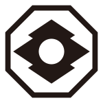 細八角に鉄砲松皮菱紋