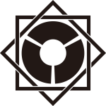 細組み合い角に三つ地紙紋