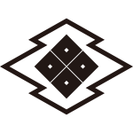 細松皮菱に隅立て四つ目紋