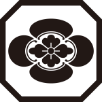 細隅切り平角に木瓜紋