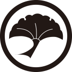 細輪に一つ銀杏紋