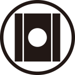 細輪に岩城櫺子に月紋