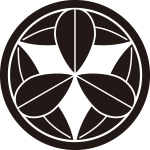 細輪に九枚笹紋