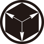 細輪に三つ二階菱紋