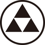 細輪に三つ鱗紋