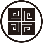 細輪に四つ稲妻紋