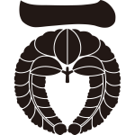 一文字に下り藤紋