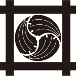 井筒に三つ銀杏巴紋